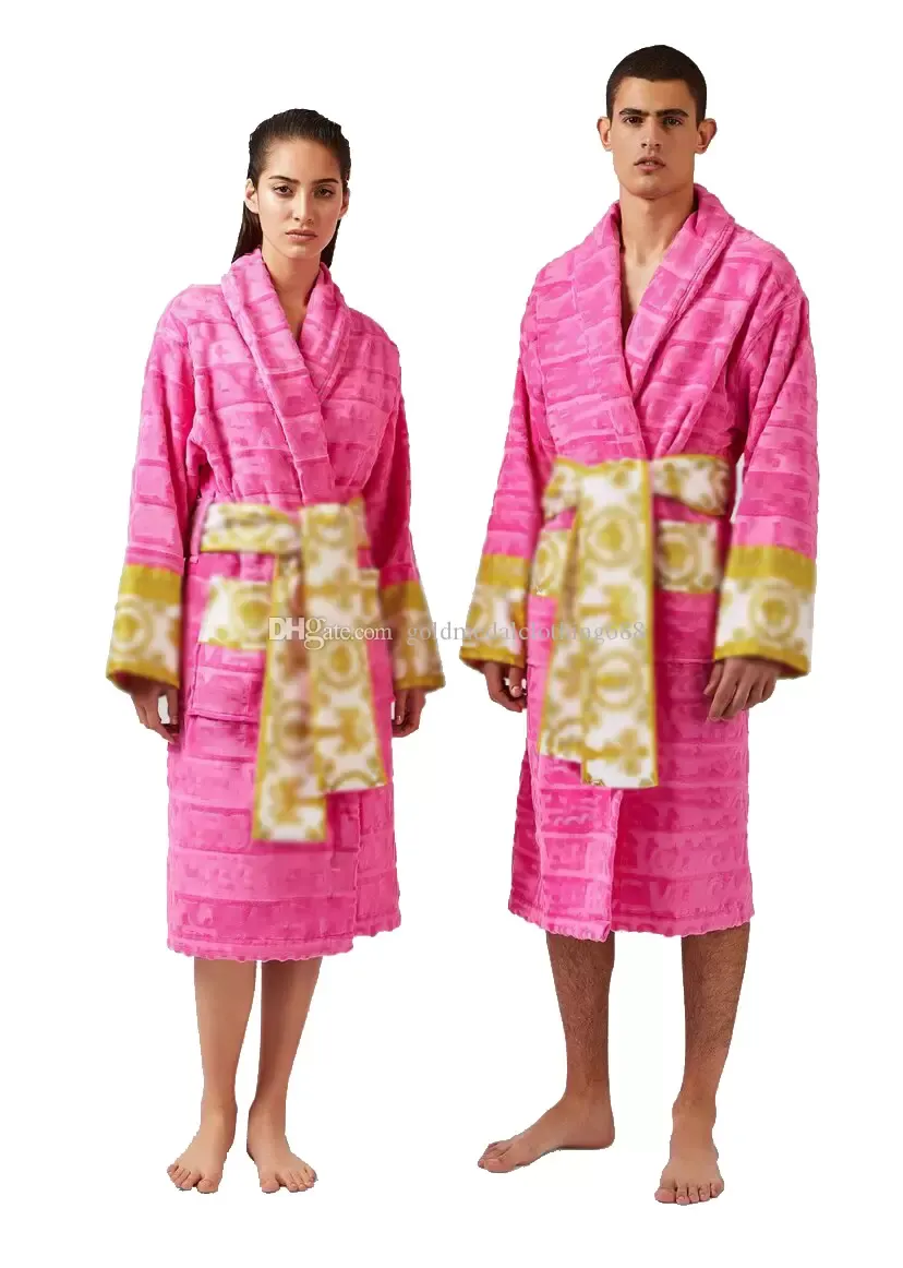 Мужская одежда мужская роскошная классическая хлопковая op01 Мужские и женщины бренд бренд для сна, теплые халаты для ванны Home Wear Unisex Bathrobes O254P