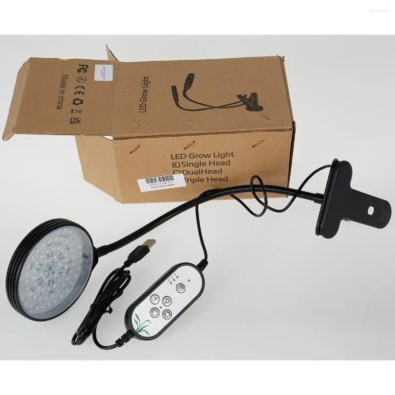 Grow Işıkları 78 LEDS Bitki Işığı 15W IP65 SU -POSAL LAMP TIMER 5 DEMERİBLE DEĞERLERİ 360 ° ayarlanabilir Giyozek Tam