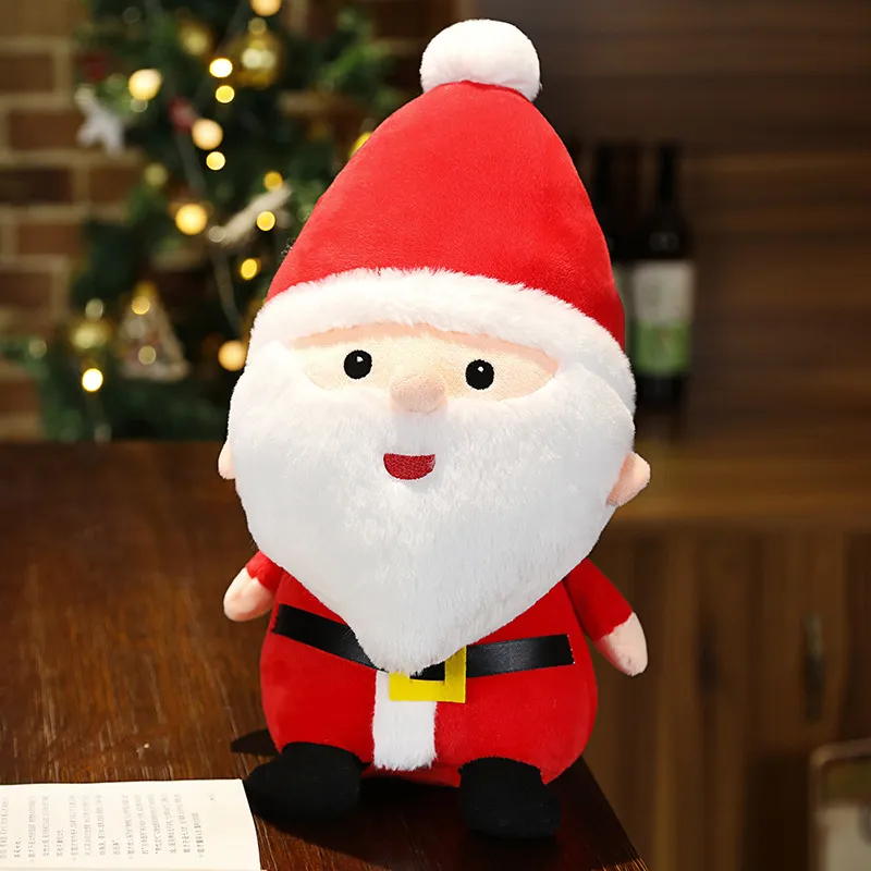 Alce Di Peluche Natalizio 25 Cm - Renna Morbida Con Fiocco Rosso E Orecchie Verdi - Giocattolo Per Bambini E Decorazione Casa Per Natale - 3