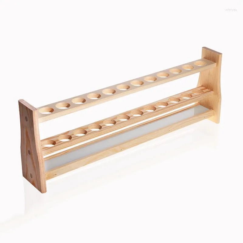 Wholesale Wooden Test Tube Rack With 28mm X12 Holes And Burette Stand