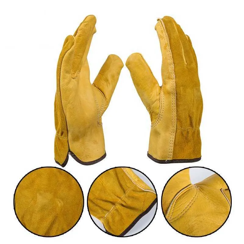 Велосипедные перчатки Высококачественные спортивные перчатки ветрозащитные кожаные перчатки для мужского рабочего водителя.