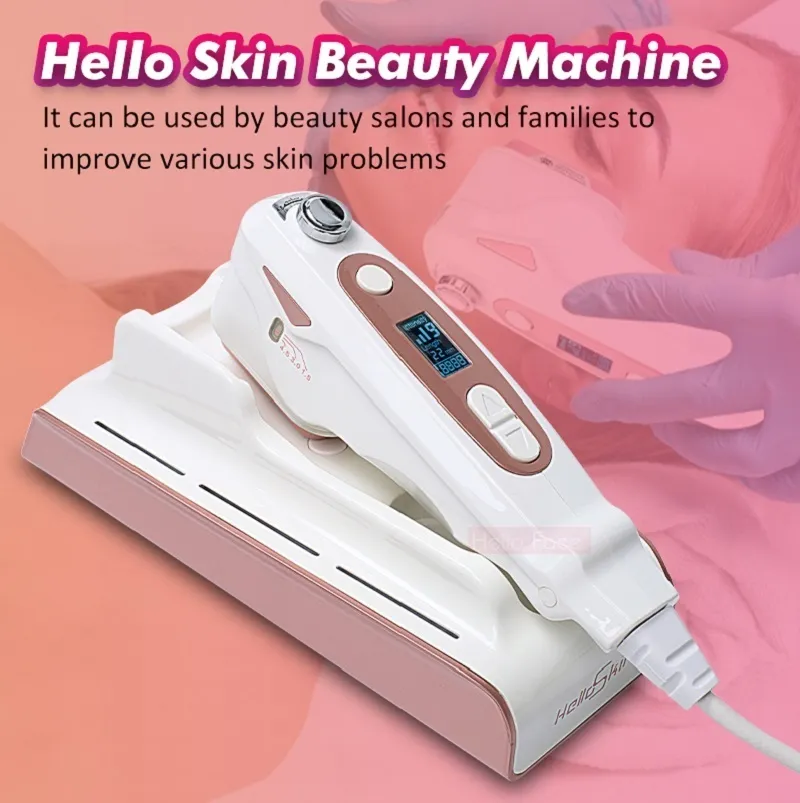 Hello Skin Hifu HIFU 家庭用 ハロースキン ハイフ 美顔器 Mini HIFU Ultrasonic RF Skin Rejuvenation Machine for Facial Care