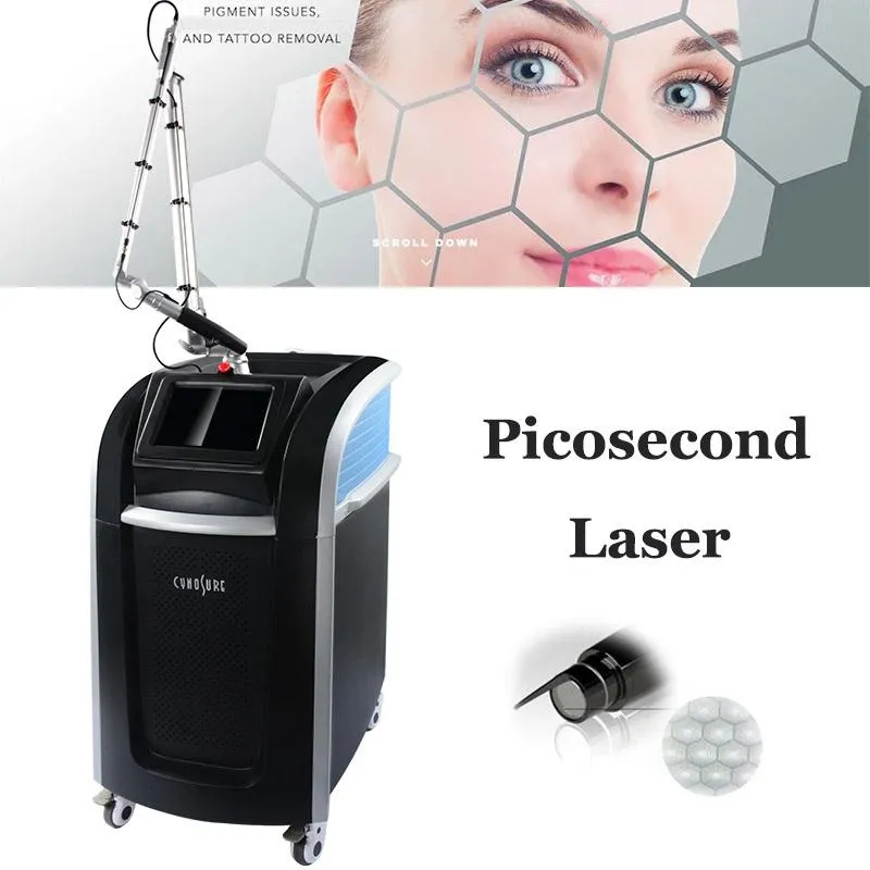 Professional Black Doll Treatment Laser Freckle Removal Picosecond Lasers Tattoo Removal Machine