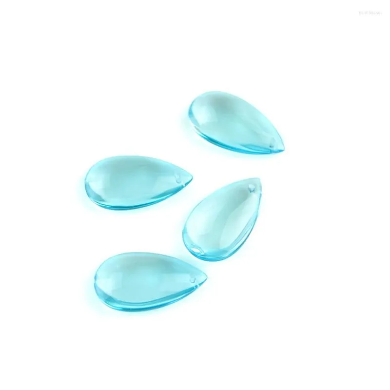 Ljuskrona kristall 38mm/50mm lt.aquamarine vattendroppprismor f￶r belysning solf￥ngare prydnadslampa h￤ngande dekoration