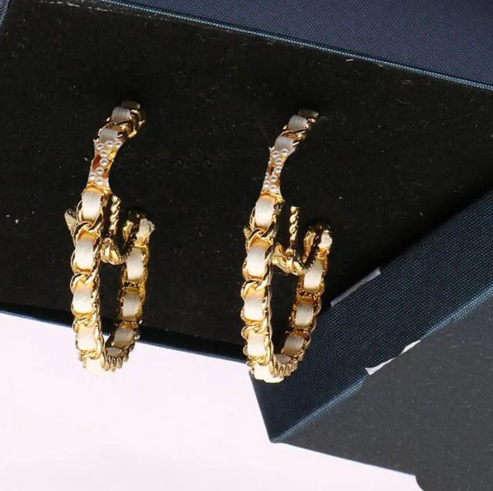 20style 18k oro oro lettere rame in rame stallone designer di marchi di lusso esagerano donne navigate cristallia di strass in lega di perle orecchini per la festa di matrimonio Jewerlry