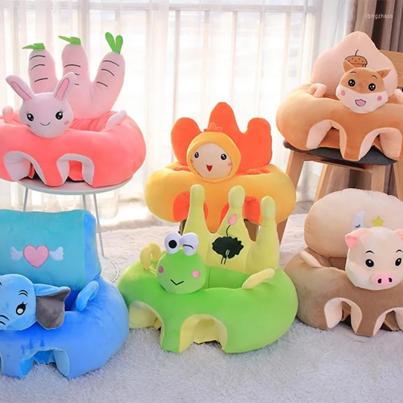 Pillow Baby Support Seat Plush Soft Sofa Infant Learning To Sit Chair Keep Sitting Posture Comfortable For 4-12 Months