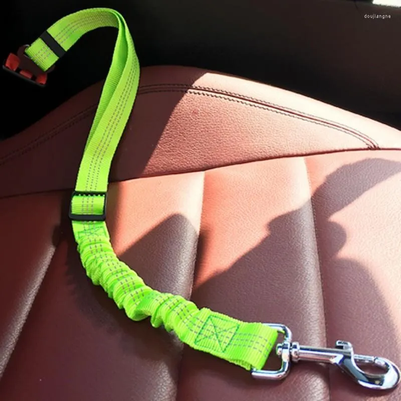 Colliers pour chiens chat réfléchissant ceinture de sécurité pour voiture siège pour animaux de compagnie harnais de véhicule pince à plomb collier de Traction fournitures