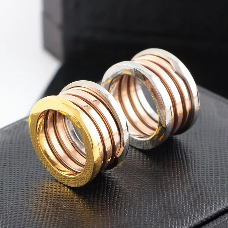 Лучший дизайнерский стиль высококачественный модный титановый сталь стальные ювелирные изделия любовные кольцо керамика цветовые сшивающие кольца