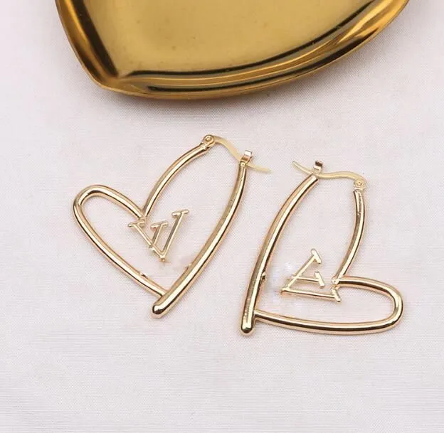 14style 18K Gold Plated Copper Alloy Stud Luxury Designer Double Letters Ear Hook Geometric Women Crystal Rhinestone Pearl Earring Wedding Party Jewelry