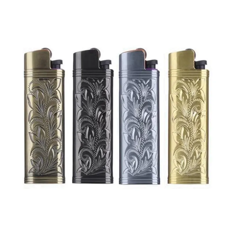 Dernier coloré fumer métal ED1 étui à briquet boîtier coque protection manchon Portable conception innovante sèche herbe tabac porte-cigarette