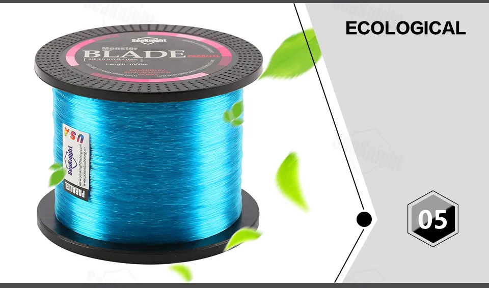 Braid Line SeaKnight BLADE 500M 1000M Nylon 2 35LB Japan Material  Monofilament Fishing Super Strong Carp Mono 221019 From Ning07, $10.55