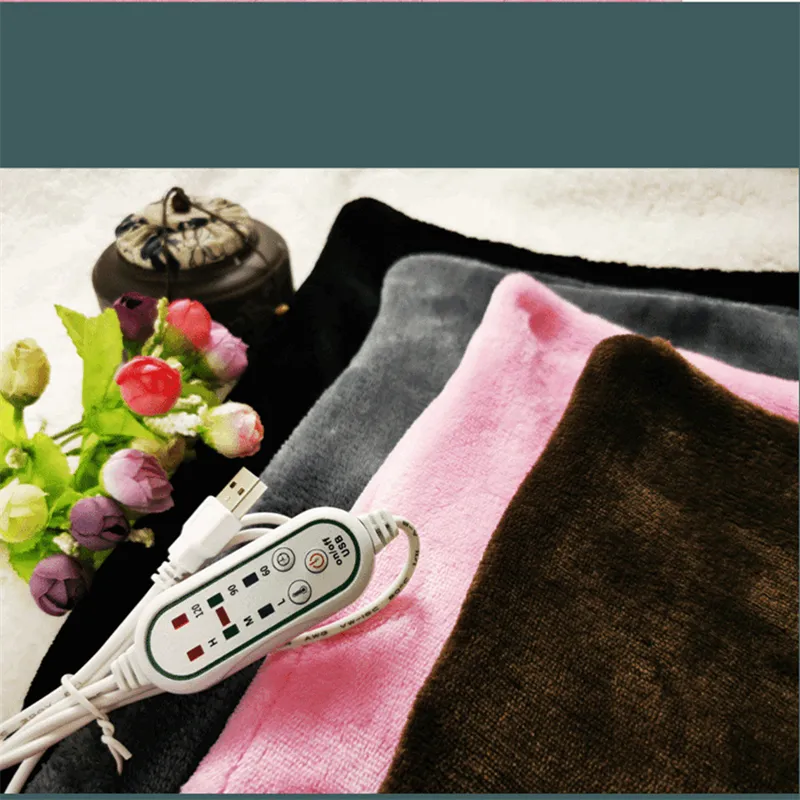 Portable USB Heated Throw Blanket Kmart With Thermostat And 3 Heat