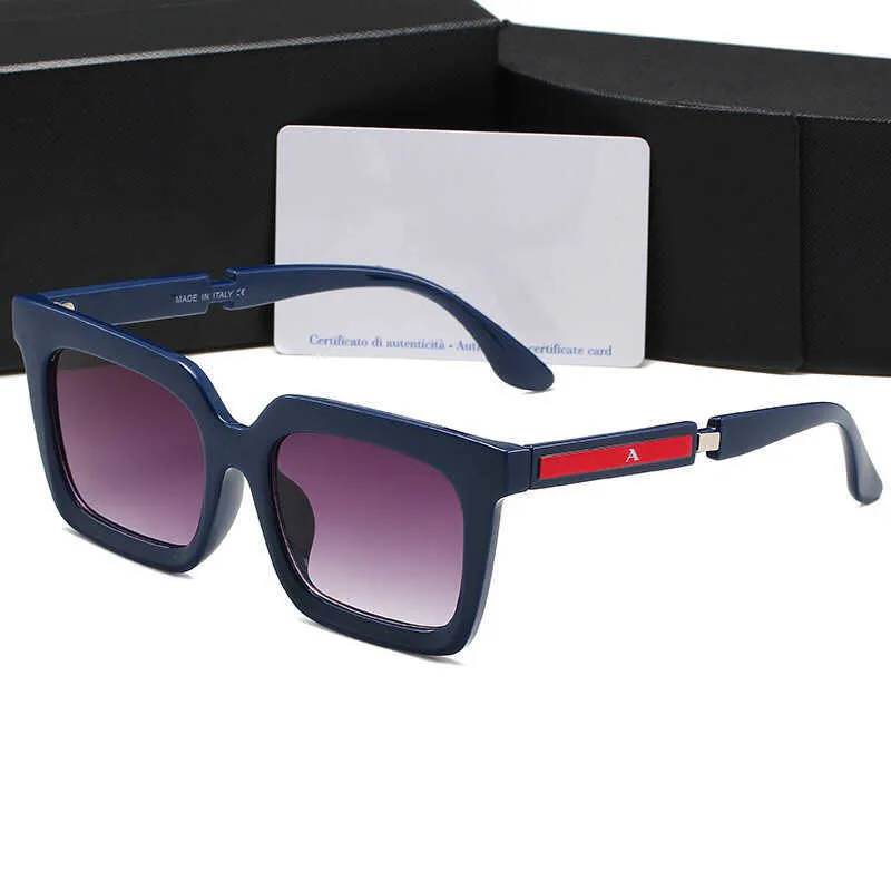 Herren fahren Sonnenbrillen Designerin Frau Mode Sonnenschild Designer Sonnenbrille Buchstaben Seite Frauen Luxus Brille Outdoor Retro Eyewear