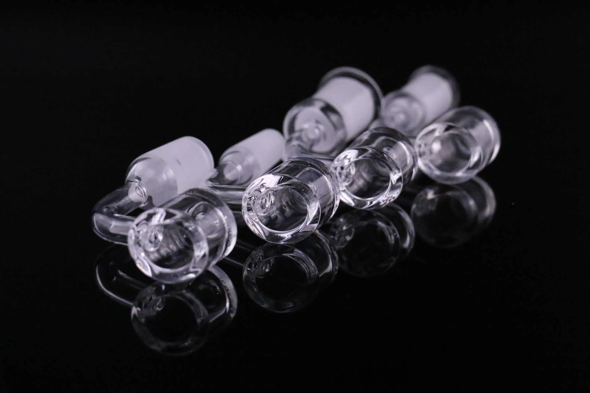 Hookahs 4mm thick quartz banger wholesale domeless nail for glass bong adapter 10mm 14mm 18mm male female 100% real