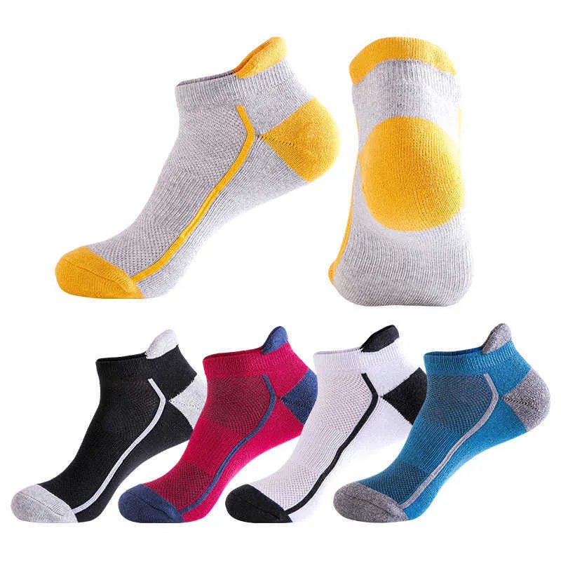 Sports Socks Running Men Athletic Ankle Outdoor Sport Thin Breathable Quick Dry Fitness Cycling Compression Low Cut T221019