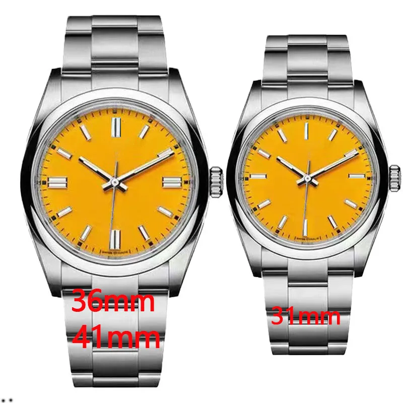 oyster zegarek wieczny projektant zegarków zestaw para 31/36/41mm damskie zegarki dla mężczyzny biznes automatyczny mechaniczny Luminous Sapphire różowy wodoodporny zegarek na rękę