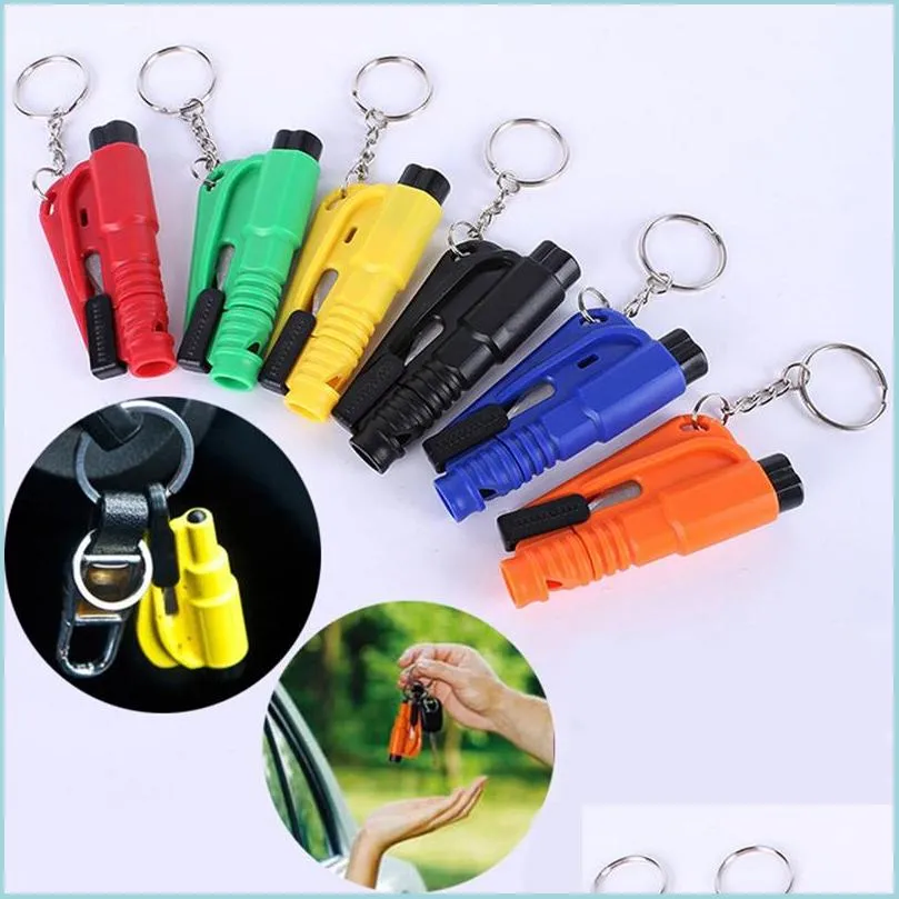 Life Saving Hammer Keychain For Self Defense, Emergency Rescue