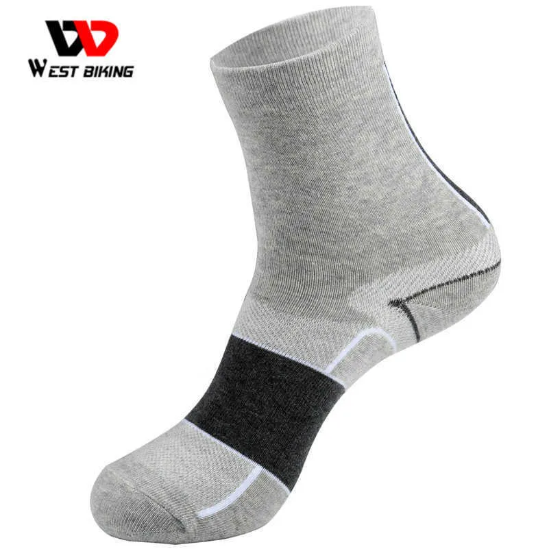 Sports Socks WEST BIKING Bike Running Sport Men's For Cycling Breathable Quick-Dry Class Adult Anti-resistant T221019