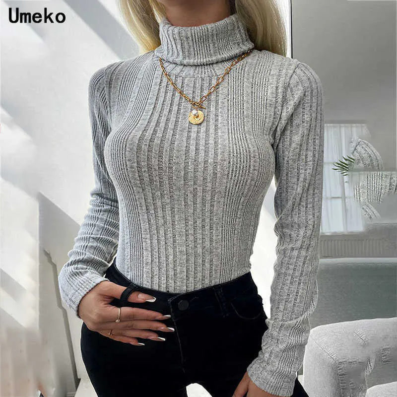 Damskie swetry biuro dama turtleck chuda sweter jesienne zima swobodny solidne dzianiny pullover plus rozmiar bluzki kobiety długie rękawy Y2K ubrania t221019