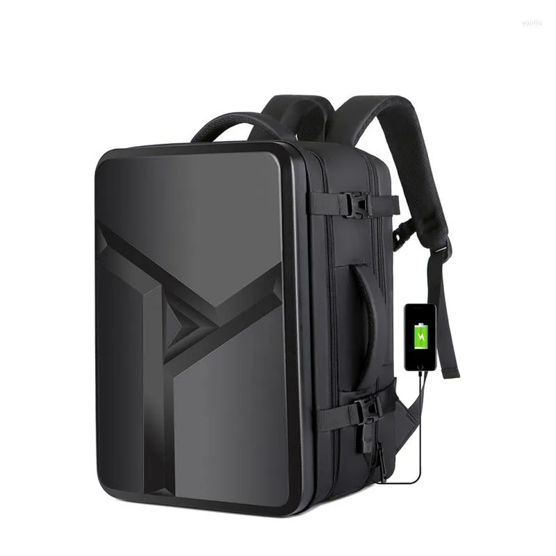 Mochila de laptop de bolsas ao ar livre com carregamento USB porto à prova d'água Bolsa de computador expansível para homens Mulheres viagens de viagem para negócios 36l-55L