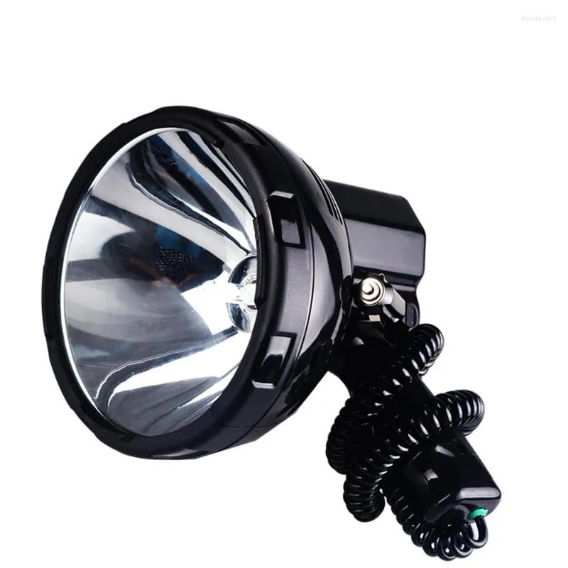 휴대용 랜턴 밝은 보호 가능한 hid 스포트라이트 220W 크세논 검색 조명 사냥 12V Searchlight 35W 55W 65W 75W 100W 160W