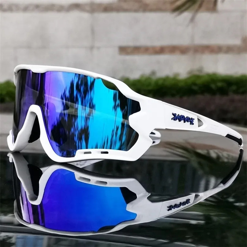 Eyewear ao ar livre MTB Bike Man Woman Cycling Sunglasses Sunglasses UV400 Polarized Bicicle Glasses Sports Racing Riding Goggles Ciclismo 1 Lente 221019