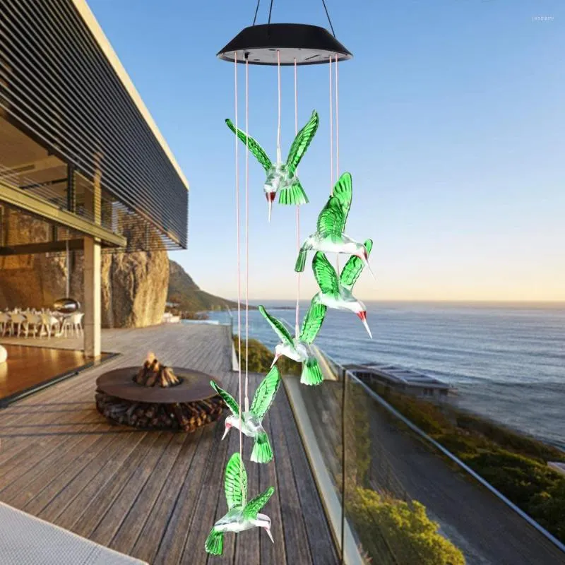 Strings Butterfly LED Solar Light Romantic Windbell Wind Chime String Lamp  Christmas Decoration For Home Garden Patio Yard Decor From 18,07 €