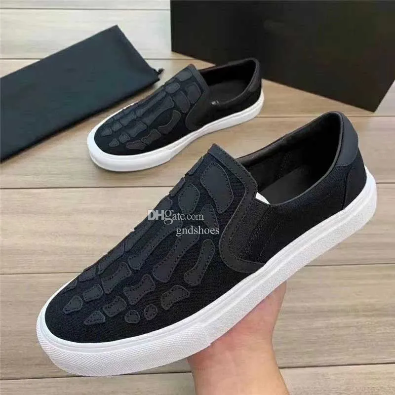 skeleton Casual shoes men's spring AMI high leather decals upper low fashion with women's insole RI sports shoes