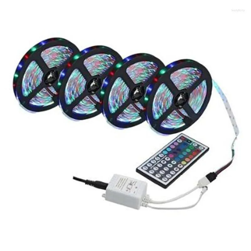 Tiras de 20m barra de luz definida 44 key 3528 RGB Strip de prova d'água macia