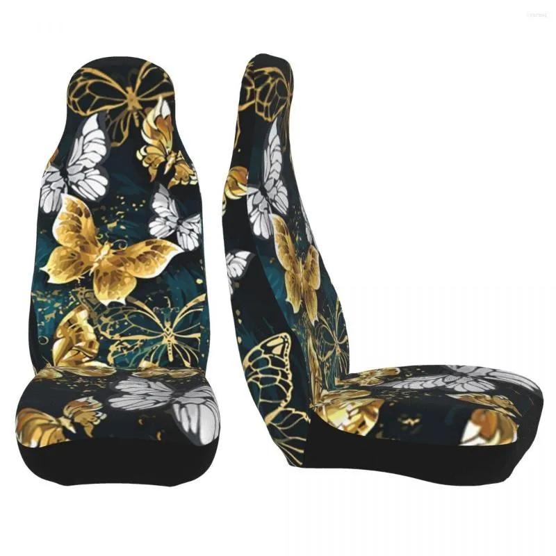 Capas de cadeira Classic Ploth Seat Butterfly Cobra da capa da frente Conjunto com Gift Universal Fit for Cars Trucks SUVs SUVs