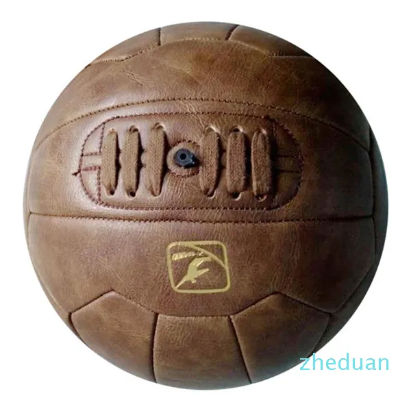 Retro Football Original Classic Soccer Ball Cuir de bonne qualit￩