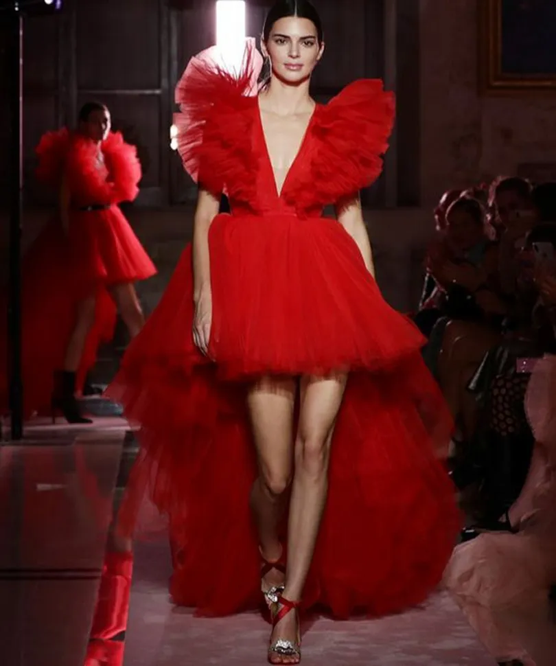 red puffy prom dresses Customized(can Not Refund) Sexy Prom Dresses, Ball Gown Pprom Dresses, Puffy Prom Dresses, Red Prom Dresses, Puffy Evening Dresses, Feather