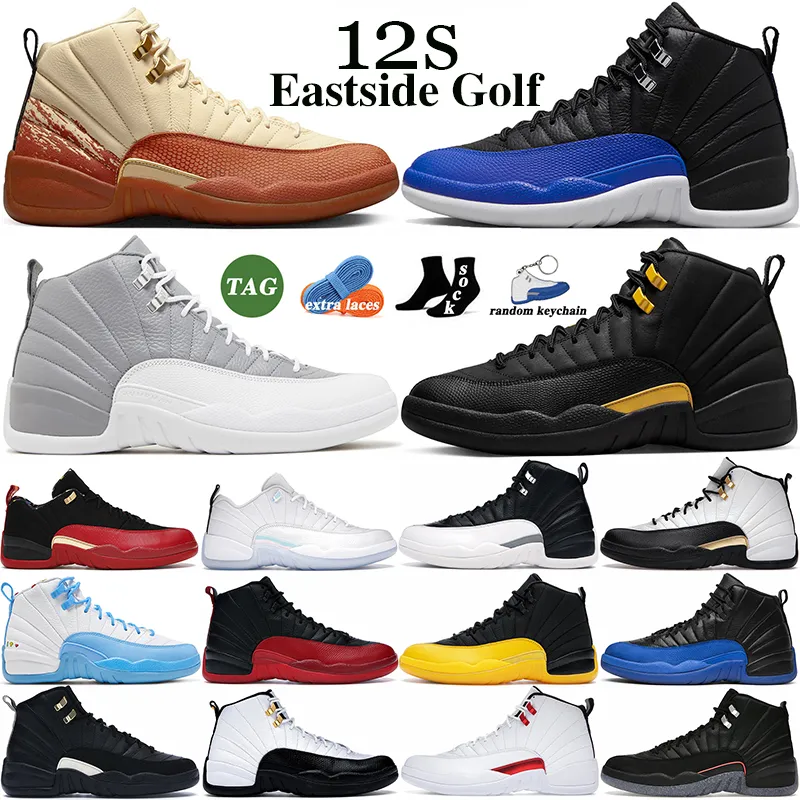 12 12s hommes Chaussures de basket-ball Eastside Golf Royalty Black Taxi Stealth Hyper University Gold Easter Bowl Game Game Utility Grind Fiba Mens Trainers Sneakers