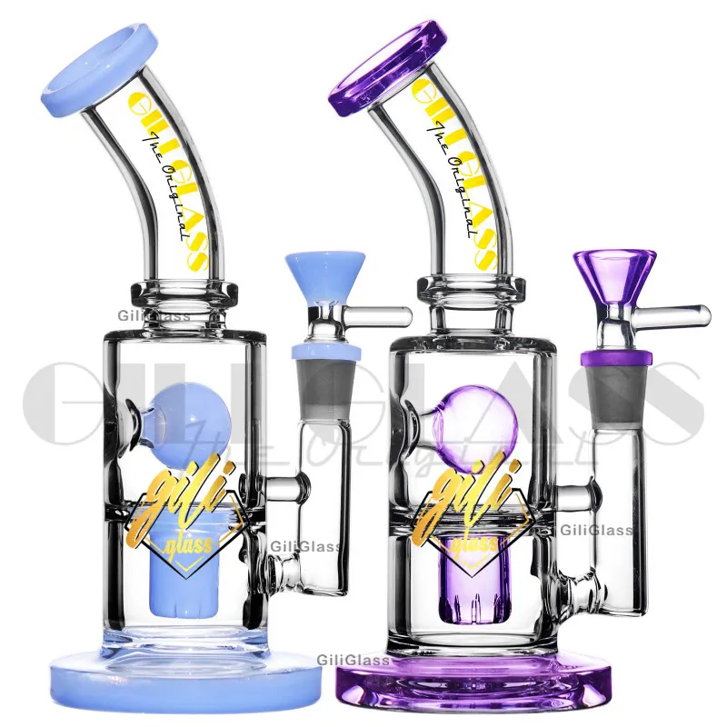 8 inch water lateahs toro glazen bong honingraat bongs 5 ​​mm dikke mini glazen waterpijp fab