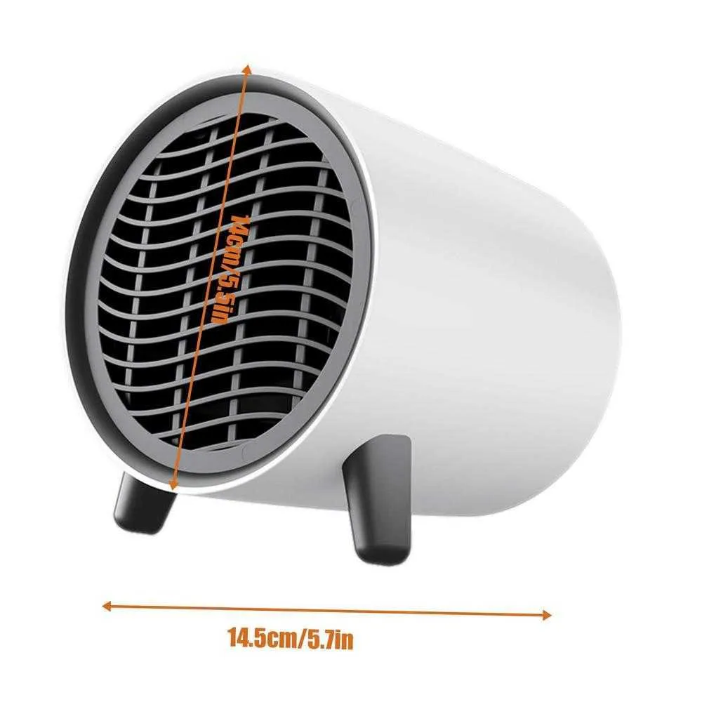 Radiador de dormitorio Ventiladores de circulación de calefacción rápida de  escritorio de ahorro de energía con soplador de aire caliente remoto para