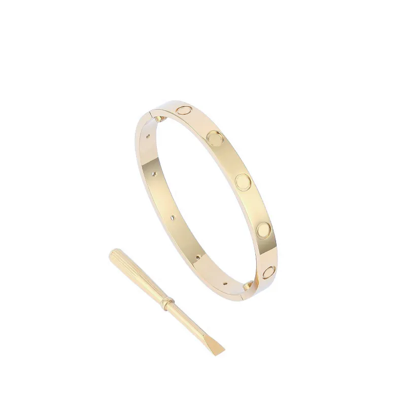 Braccialetti designer moda amore braccialetto gioielli di lusso per uomini donne placcato argento regali pacchetto estetico ragazze adolescenti vite di nozze femme cjeweler braccialetto d'amore