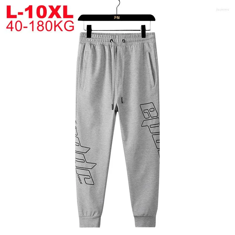 Herrbyxor plus storlek 10xl 9xl 8xl 7xl sportsmän Lossa stretchbyxor herr hiphop jogger koreanska streetwear stora tröjor man