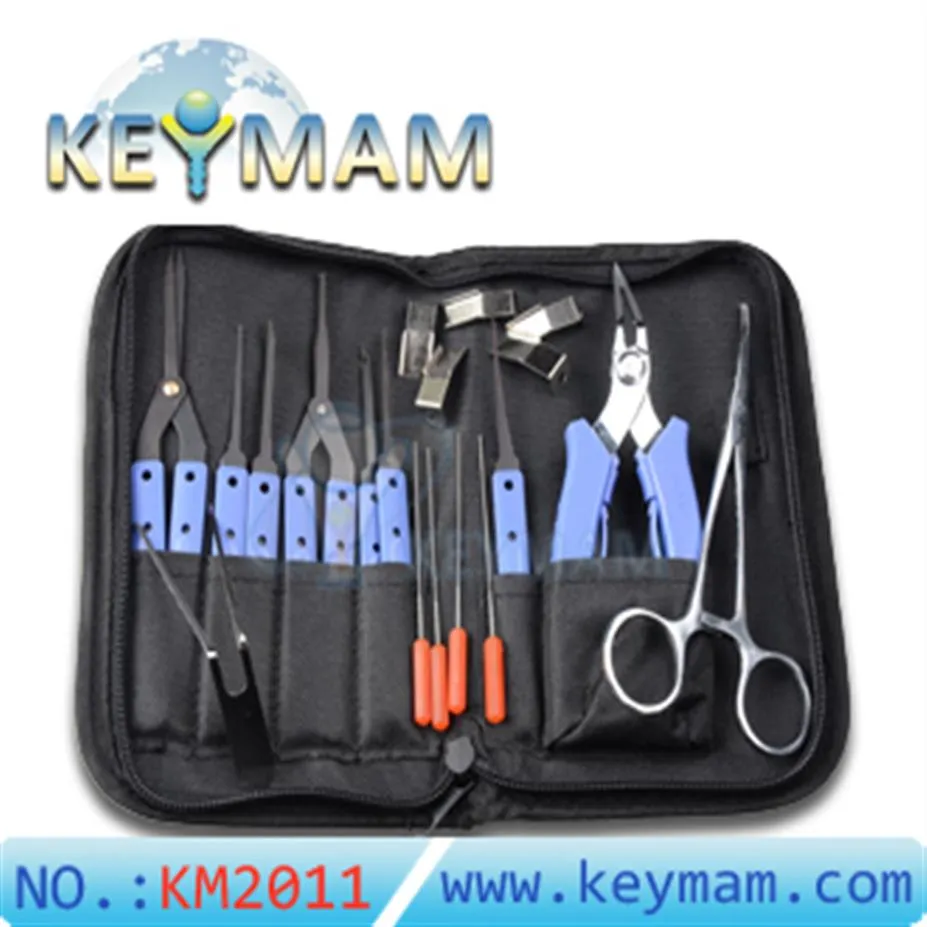 Original KLOM Broken Key Removal Tool Kit Locksmith Tools Set Extractor ...