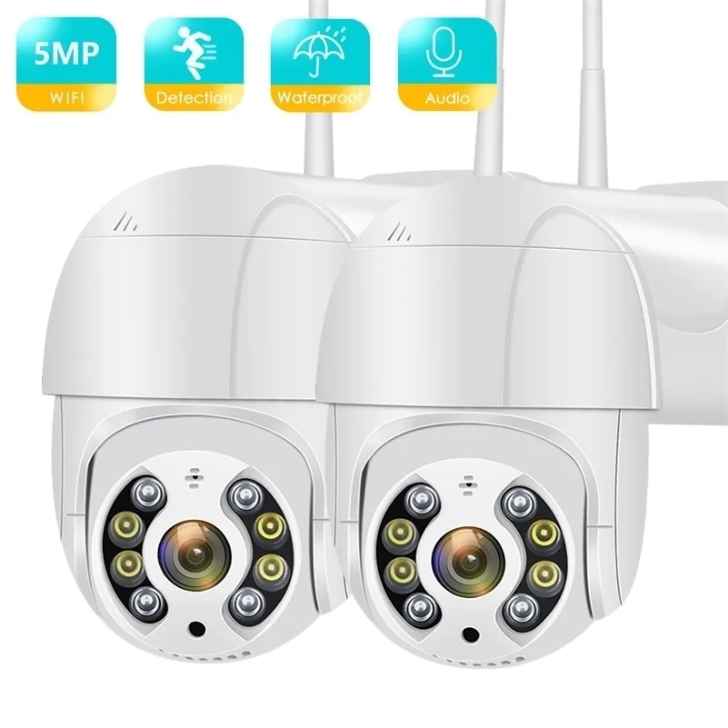IP Cameras BESDER 5MP PTZ WiFi Motion Two Voice Alert Human Detection Outdoor Audio IR Night Vision Video CCTV Surveillan 221020