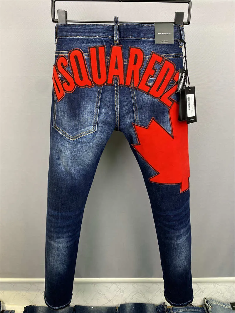 2022 New Arrivals D2 Mens Luxury Designer Denim Jeans Holes Trousers Dsquare Jeans COOLGUY Biker Pants Mens Clothing 2#9839 Dsquar220S