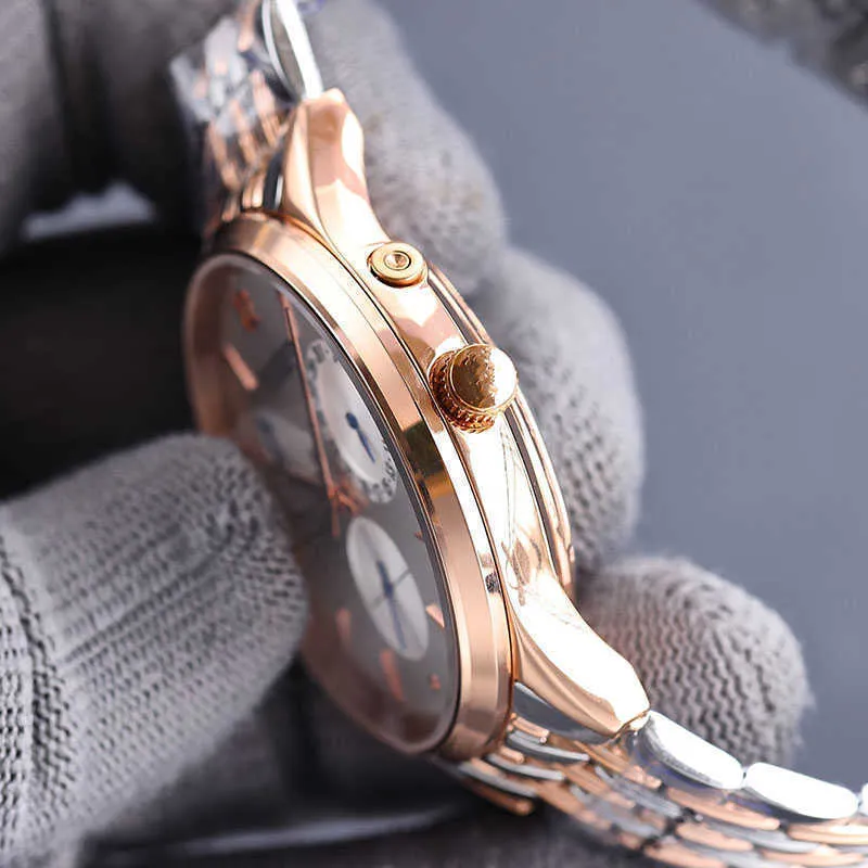 Armbandsur herrar titta på automatisk mekanisk klocka armbandsur stainls stålband vattentät flera färger armbandsur1t8c