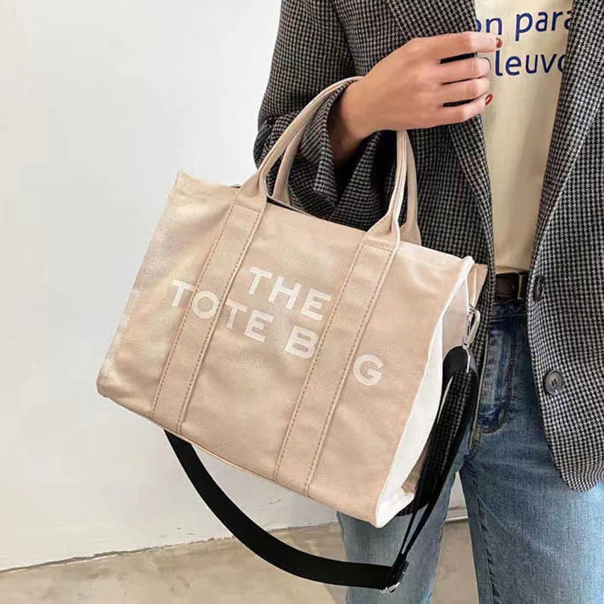 borsa firmata Borsa da sera Totes Lady Fashion Spalla Shopping Borse firmate Famoso portamonete in tela semplice di grande capacità Borsa a tracolla casual Cool