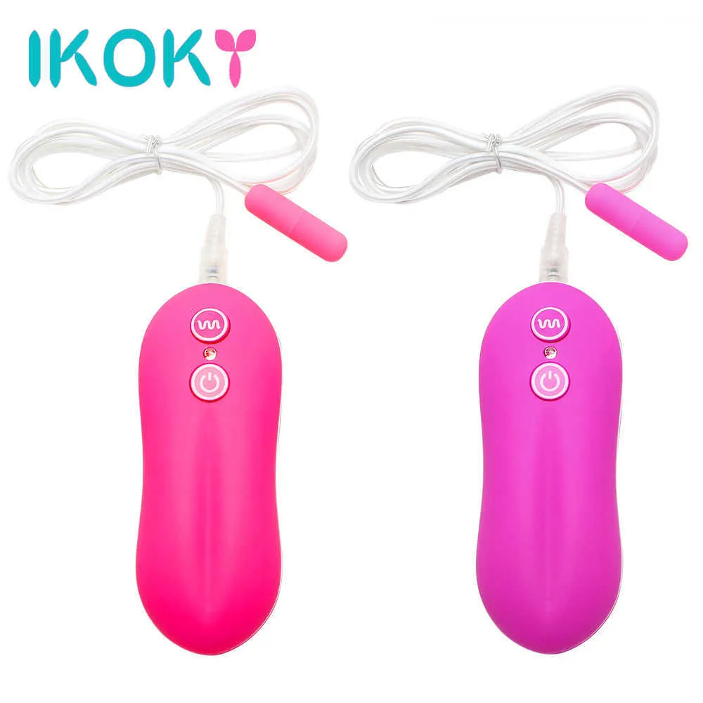 Предметы красоты ikoky uretrral plug -вибратор сексуальные игрушки для женщин вибрирующие пульт дистанционного управления водонепроницаемые мини -пули пенис массаж