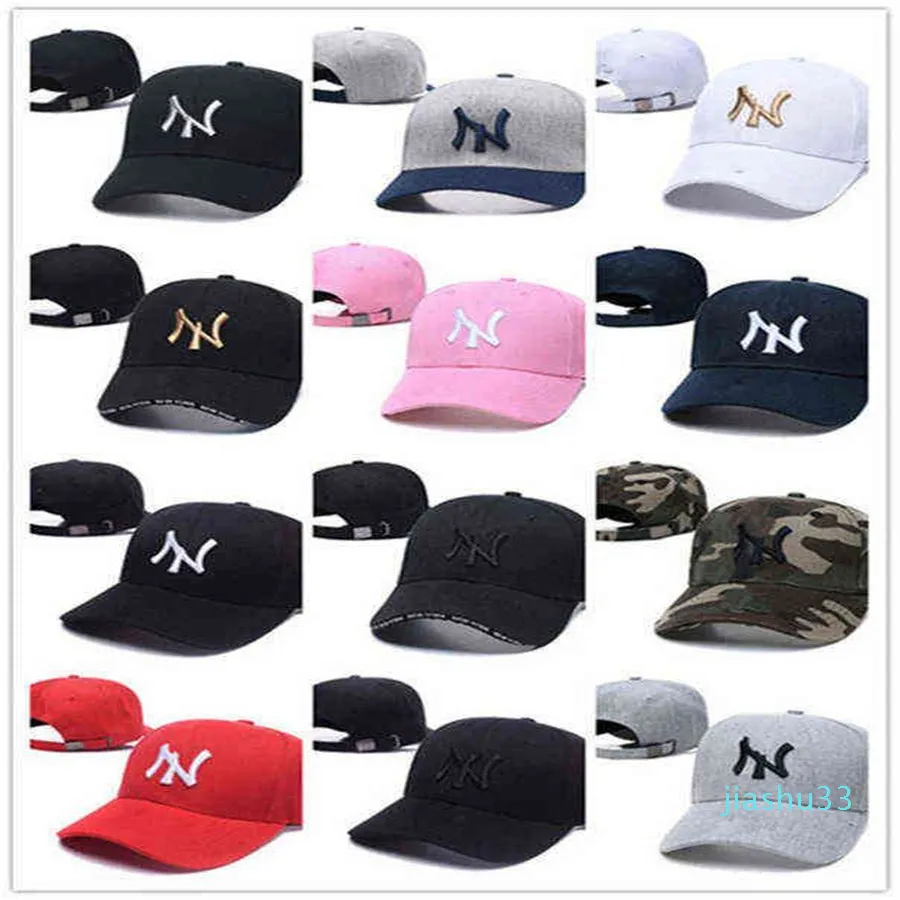 Casquettes de baseball 2022 mode unisexe coton casquette de baseball snapback chapeau pour hommes femmes chapeau de soleil os gorras ny broderie printemps casquette en gros