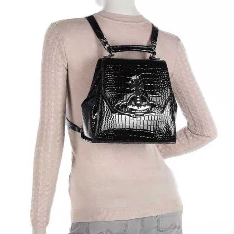 Lady Bag IVI Designer Bolsa Retro Crocodilo Padrão Bola Bolsa de Lazer ao ar livre Bolsa de moda feminina todos combinam 2023