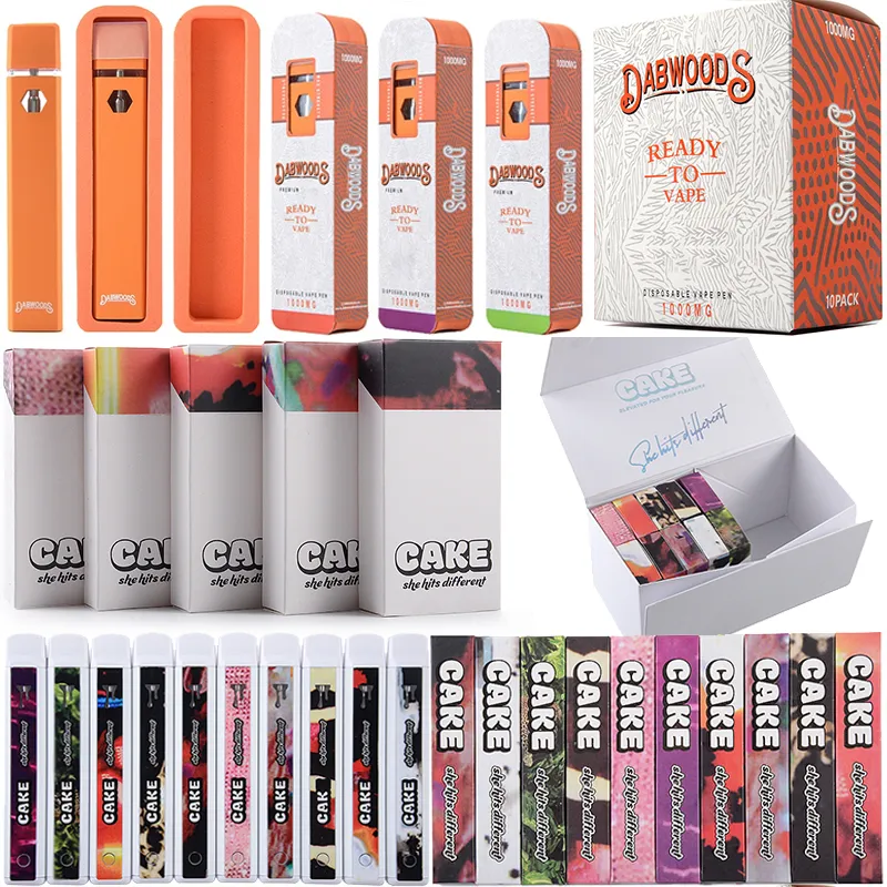Dabwoods Rechargeable Disposable E Cigarettes Vape Pens Cake She Hits