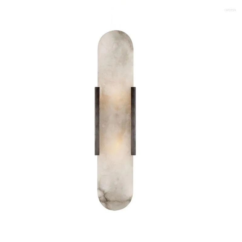 Applique Moderne Naturel LED Marbre Luminaires Salon Chambre Applique Escalier Minimaliste Maison Luminaria