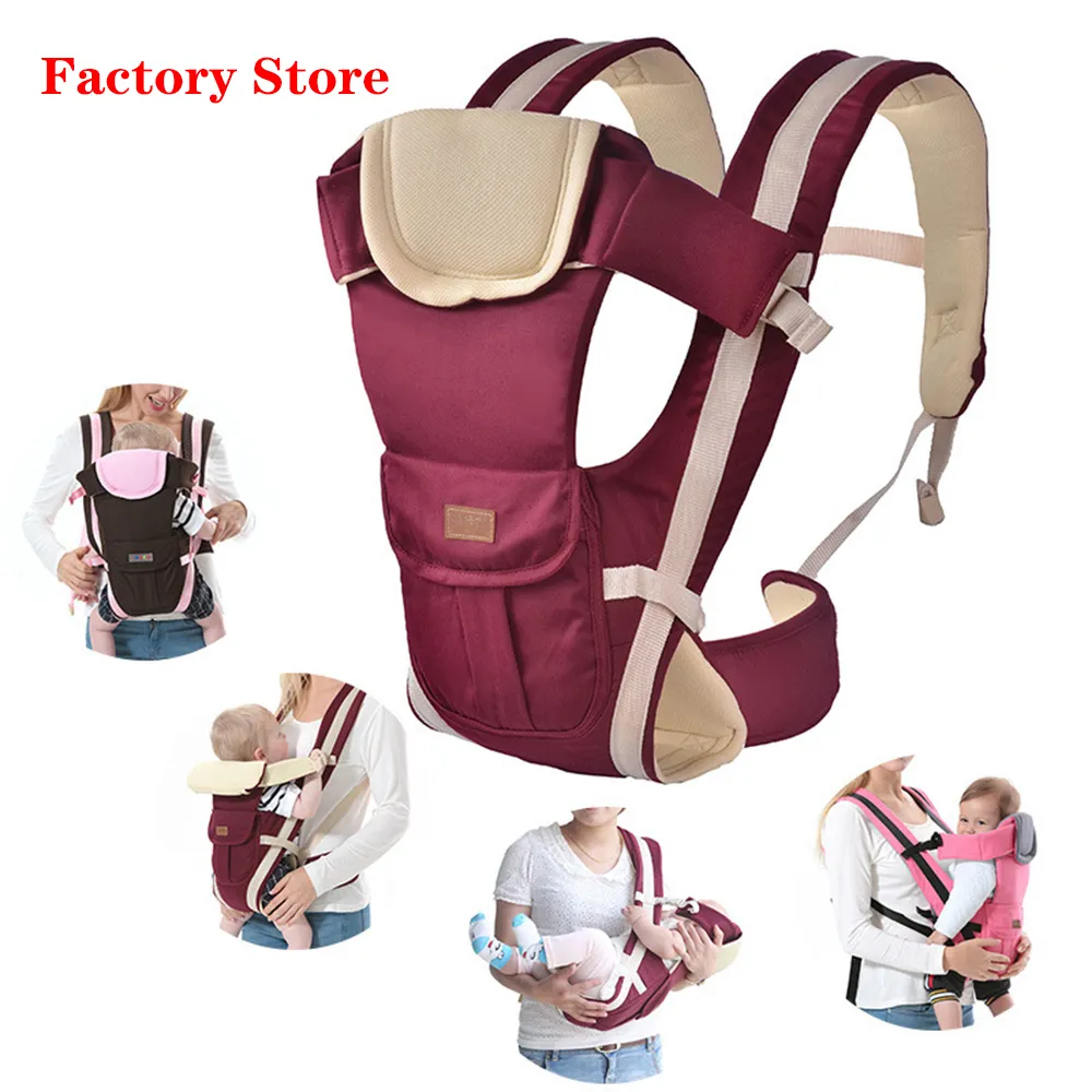 Transportörer slingrar ryggsäckar 0-36m ergonomisk baby spädbarn barn hipsat sling spara ansträngning känguru wrap för resor 221020