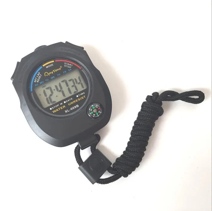 Professional Waterproof Digital LCD built-in Compass Stopwatch Chronograph Timer Counter Sports Alarm Electronic Watch for Track and Field Swimming