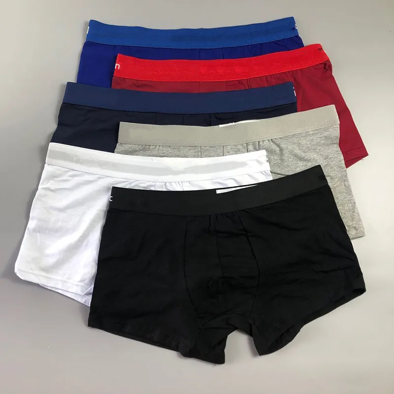 Sous-vêtements Europe et Amérique pur coton pur hommes respirant mode boxer pantalons